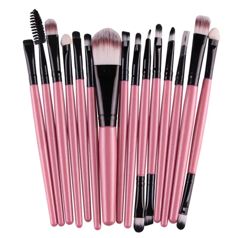 15 Pieces Brush Makeup Kit - The Next Door Neighbor 