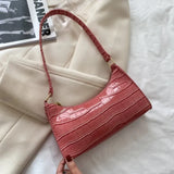 Elegant Leather Shoulder Bag - The Next Door Neighbor 