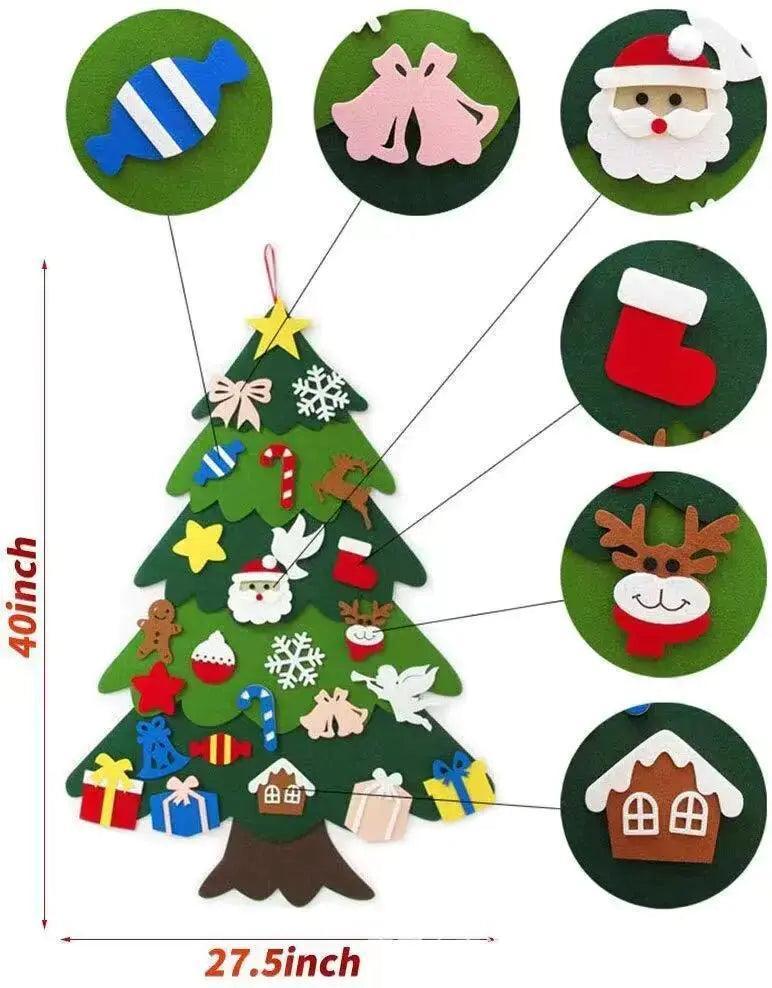 DIY Felt Christmas Tree Kit - The Next Door Neighbor 