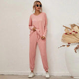 Fashion Casual Solid Sleepwear Set - The Next Door Neighbor 