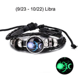 Zodiac Leather Bracelet - The Next Door Neighbor 