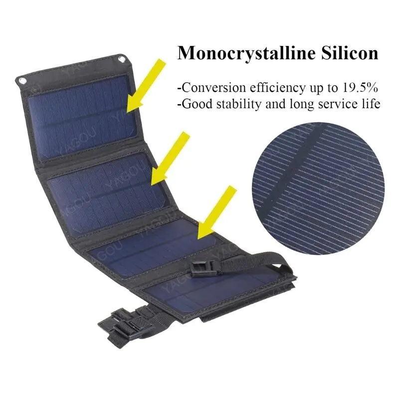 60W Outdoor Sunpower Foldable Solar Panel - The Next Door Neighbor 