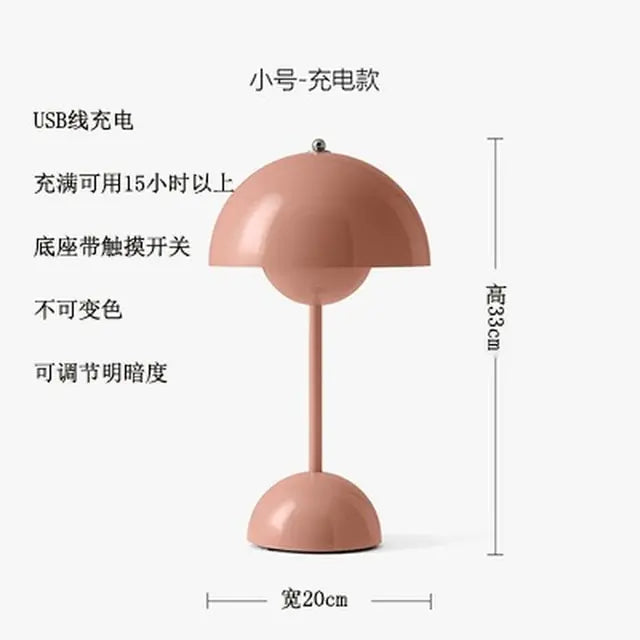 Danish Rechargeable Mushroom Lamp - The Next Door Neighbor 