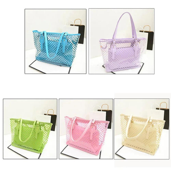 Candy Color Transparent Handbag - The Next Door Neighbor 