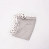 Organic Cotton Baby Tassel Blankets - The Next Door Neighbor 