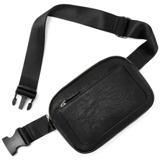 Chic Zipper Closure Messenger Bag