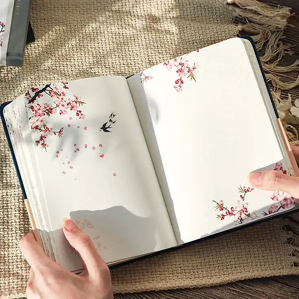 Hardcover Notebook with Colorful Pages