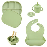 5Pcs/Set Silicone Children Tableware - The Next Door Neighbor 