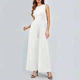 Sleeveless Ribbed Jumpsuit