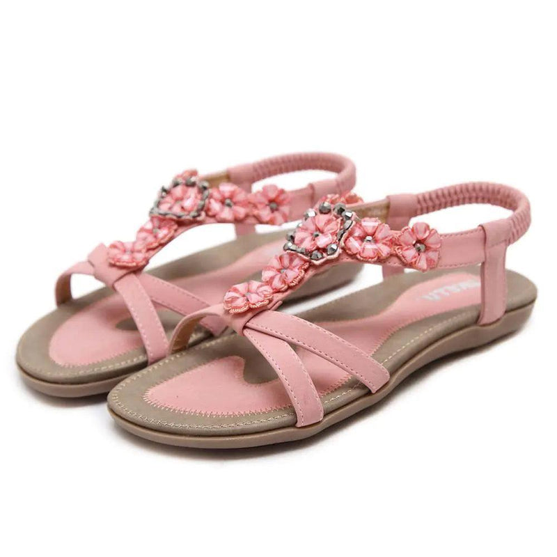 Bohemian Summer Sandals - The Next Door Neighbor 