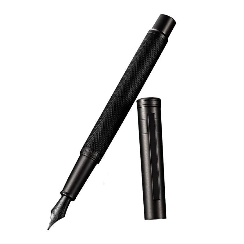 Samurai Black Metal Fountain Pen - The Next Door Neighbor 