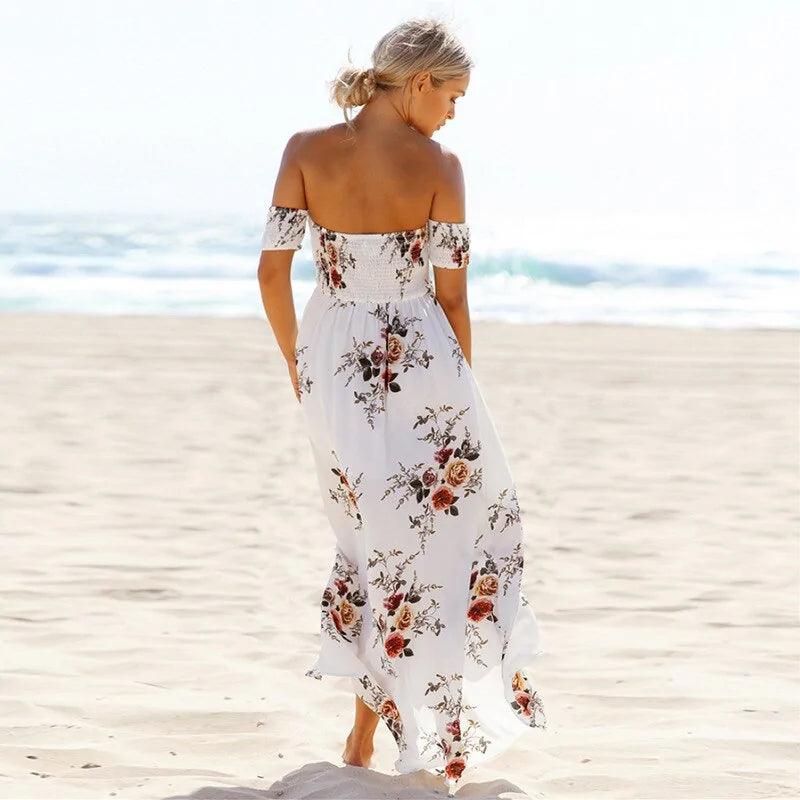 Bohemian Floral Maxi Dress