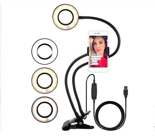 Selfie Ring Light Phone Holder Stand - The Next Door Neighbor 