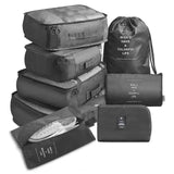 8Pcs/set Large Capacity Travel Organizer - The Next Door Neighbor 