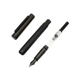 Samurai Black Metal Fountain Pen - The Next Door Neighbor 