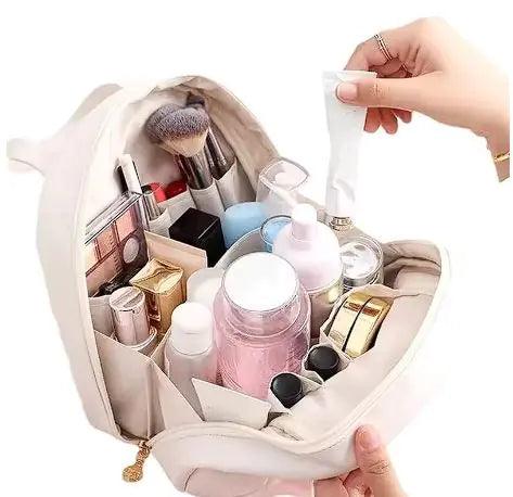 Shell-Shaped Cosmetic Bag