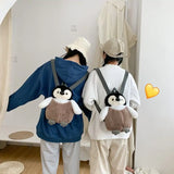 Cute Penguin Plush Backpack - The Next Door Neighbor 