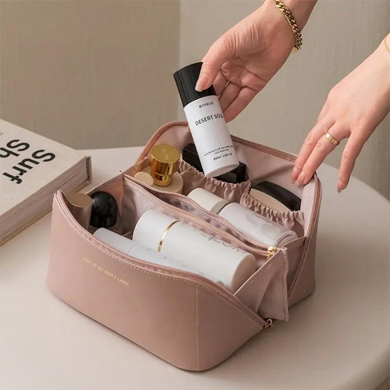 Leather Cosmetic Organizer - The Next Door Neighbor 