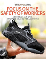 Anti-collision Steel Toe Breathable Safety Shoes - The Next Door Neighbor 