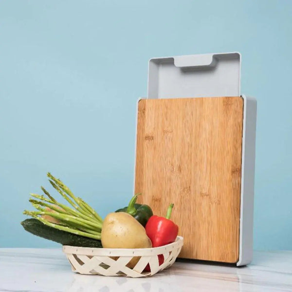 Cutting Board with Storage Drawer