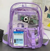 Heavy-Duty Transparent School & Travel Book Bag