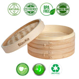 2-Tier Bamboo Steamer