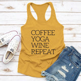 Tank Top "Coffee & Yoga"