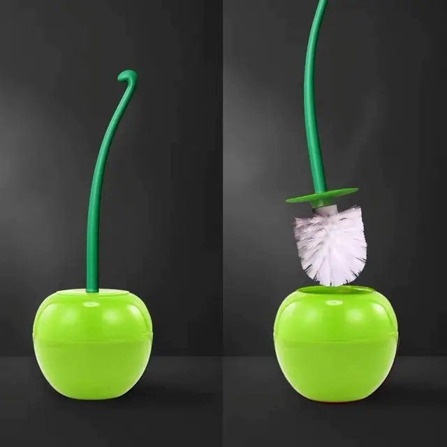 Cherry Shape Toilet Brush Holder Set - The Next Door Neighbor 