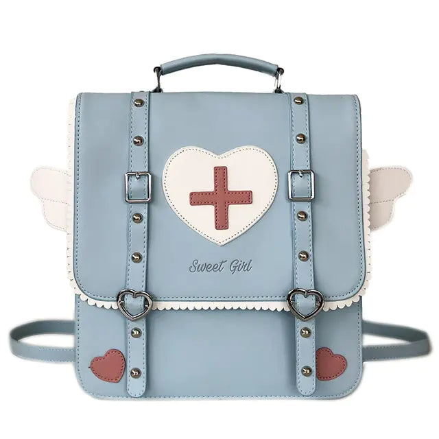 "Sweet Girl" Heart & Cross Backpack