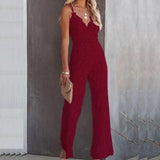 Summer Sleeveless Sling Jumpsuit