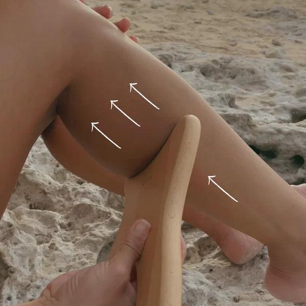 Natural-Wood GuaSha Full Body Lymphatic Drainage Tool - The Next Door Neighbor 