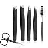 6-Piece Eyebrow Tweezers Set - The Next Door Neighbor 