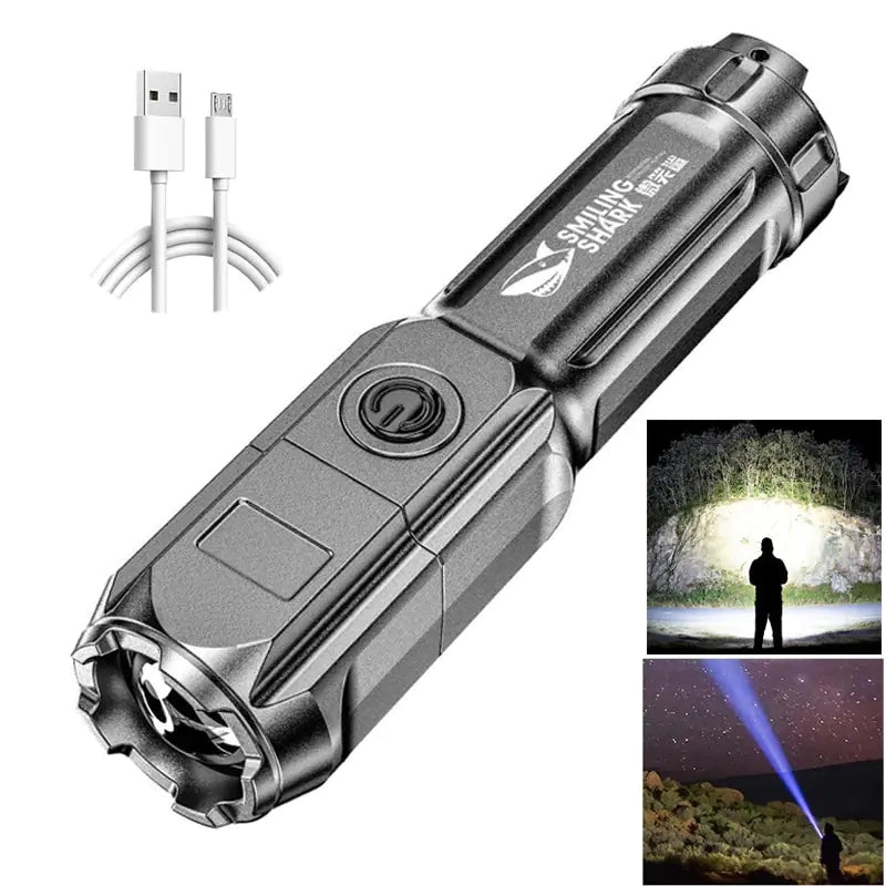 USB Rechargeable Led Flashlight - The Next Door Neighbor 