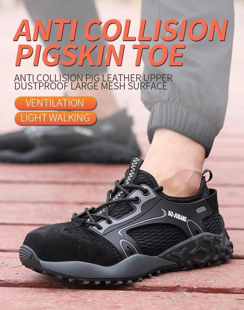 Anti-collision Steel Toe Breathable Safety Shoes - The Next Door Neighbor 