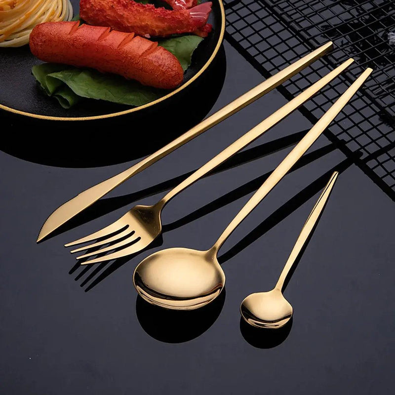 Golden Stainless Steel Cutlery Set