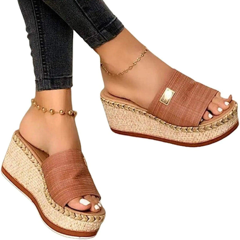 Summer Perfect Platform Sandals - The Next Door Neighbor 