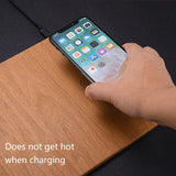 Leather Wood Wireless Charging Mouse Pad - The Next Door Neighbor 