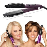 Hair Straightener & Curler Brush Iron - The Next Door Neighbor 