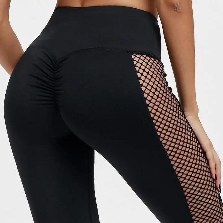 Mesh Patchwork Workout Leggings - The Next Door Neighbor 