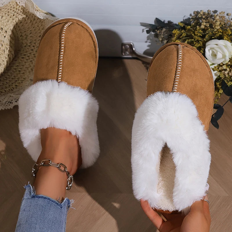 Indoor Fur Slippers - The Next Door Neighbor 