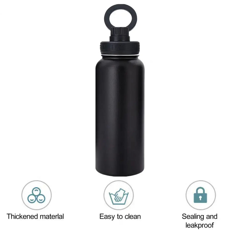 1000ml Insulated Water Bottle With Magnetic Phone Mount