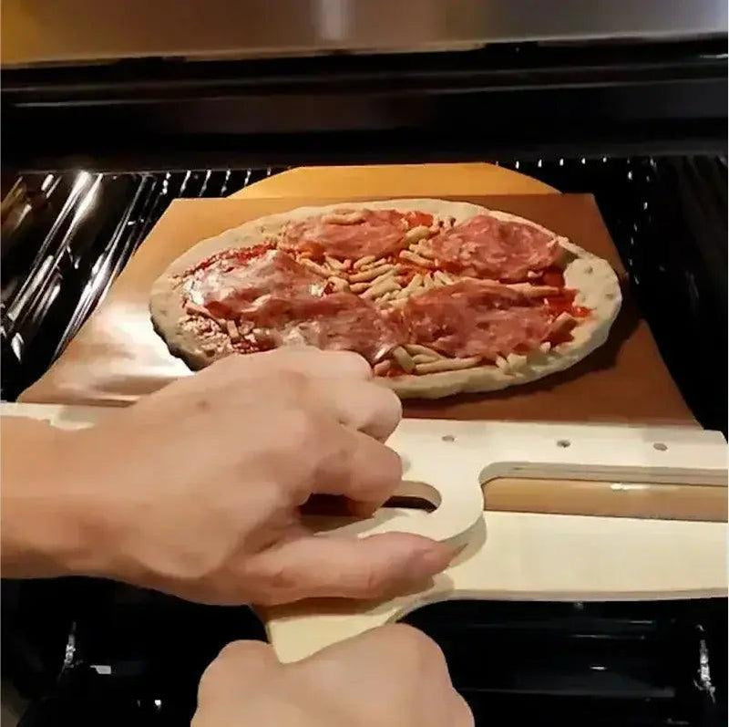 Wooden Handle Pizza Scoop - The Next Door Neighbor 