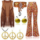 Hippie Disco 60s 70s Costume for Women