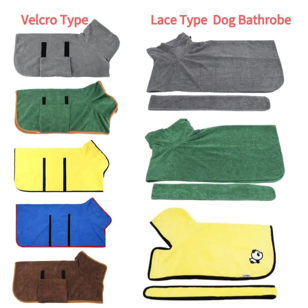 Super Absorbent Pet Bathrobe Towel - The Next Door Neighbor 