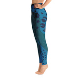 Tropical Seas Leopard Shark Yoga Leggings - The Next Door Neighbor 