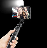 4 in 1 Selfie Tripod With Integrated Light