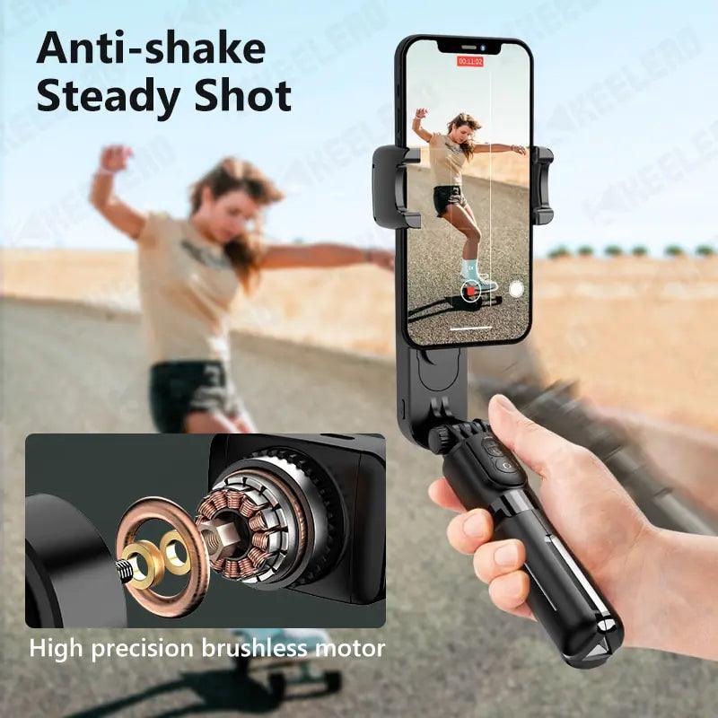 Stabilizer Gimbal Selfie Stick Tripod