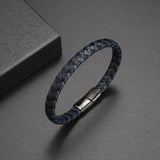 Classic Hand Woven Multi-Layered Leather Bracelet - The Next Door Neighbor 