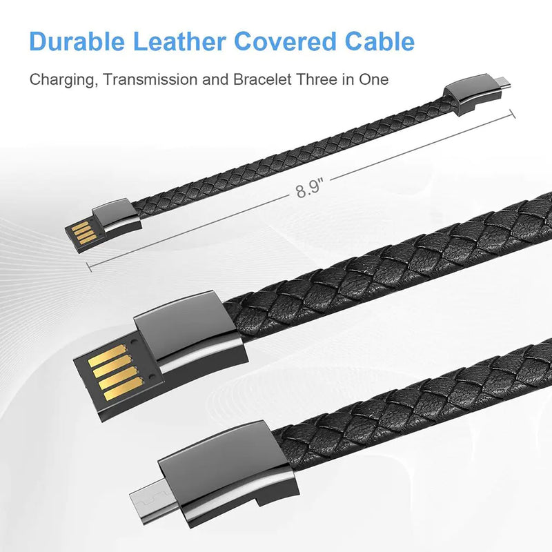 Leather Data Cable