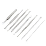 8 Piece Stainless Steel Blackhead / Acne Remover Set - The Next Door Neighbor 